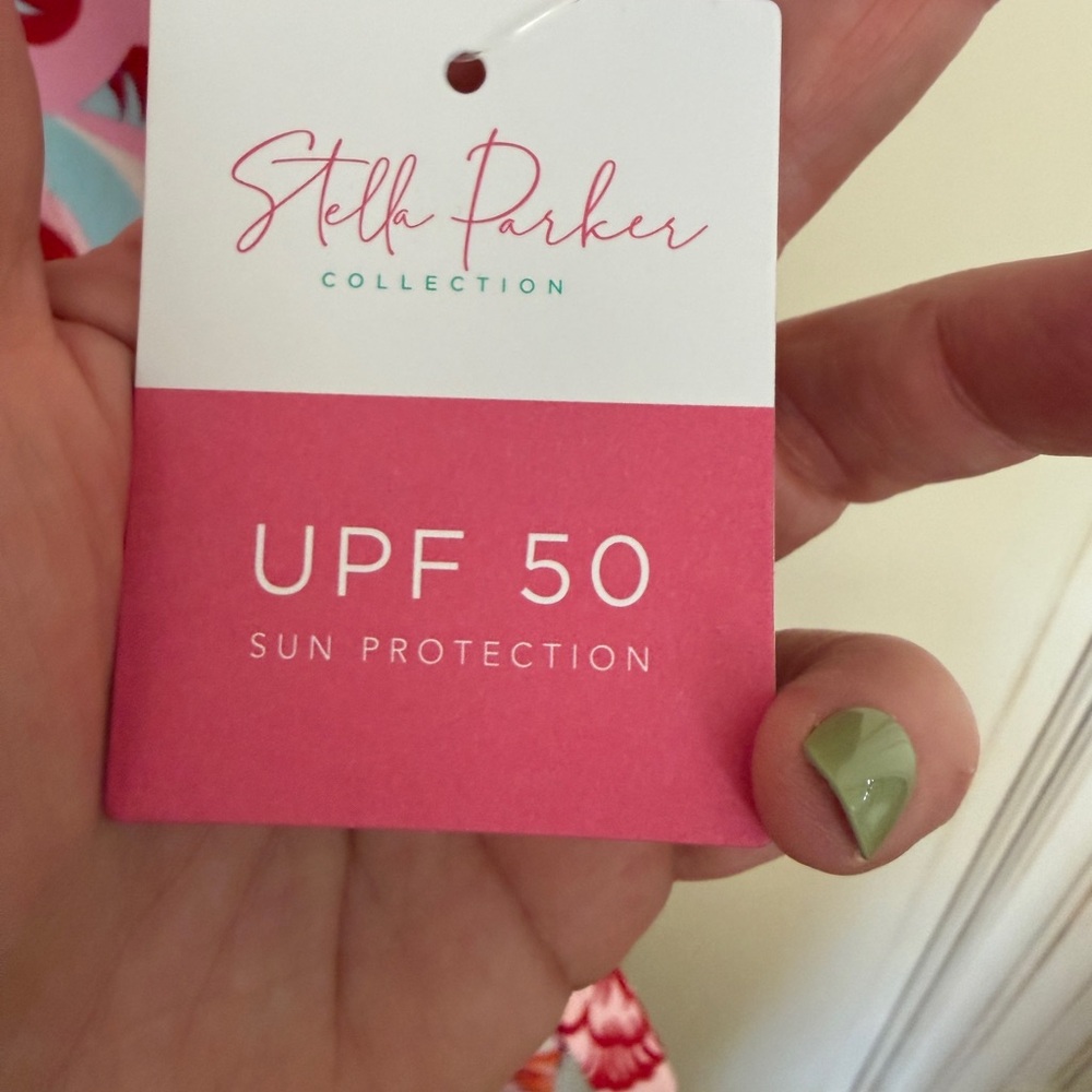 NWT Stella Parker Swim Cover-up Dress Floral Print Size M - Picture 7 of 9